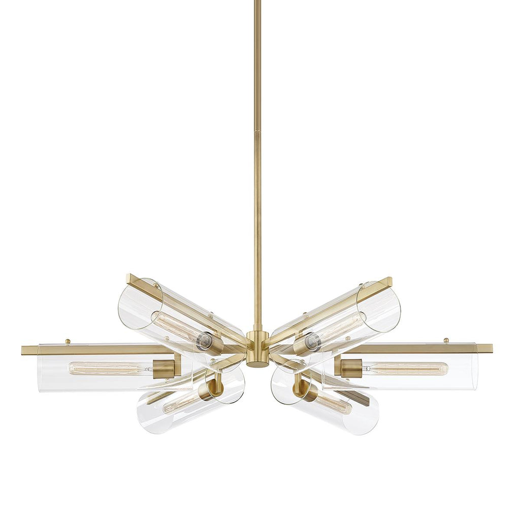 Mitzi Ariel Aged Brass 40W x 7.5L x 9.5H Chandelier