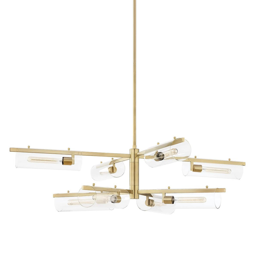 Mitzi Ariel Aged Brass 52.75W x 10.5L x 16.25H Chandelier