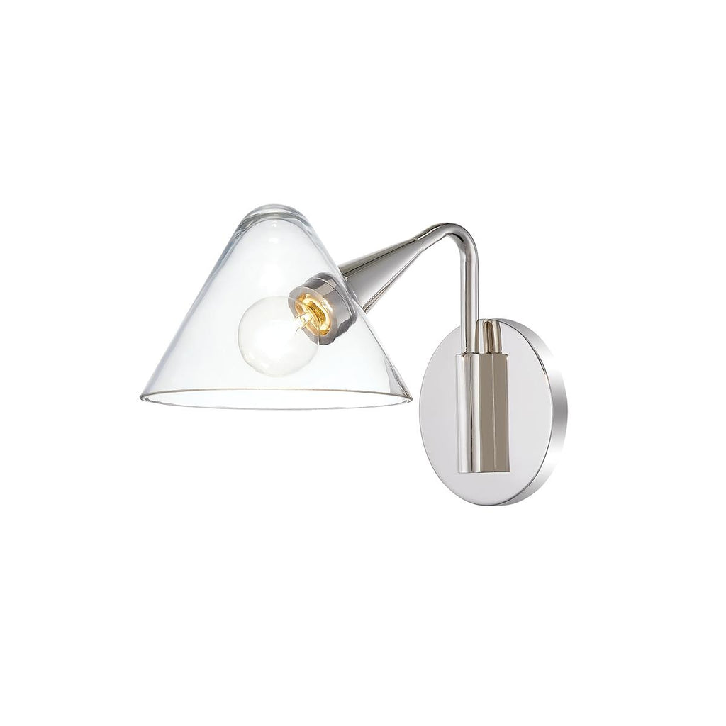 Mitzi Isabella Polished Nickel 6.25W x 4.5L x 7.25H Wall Sconce