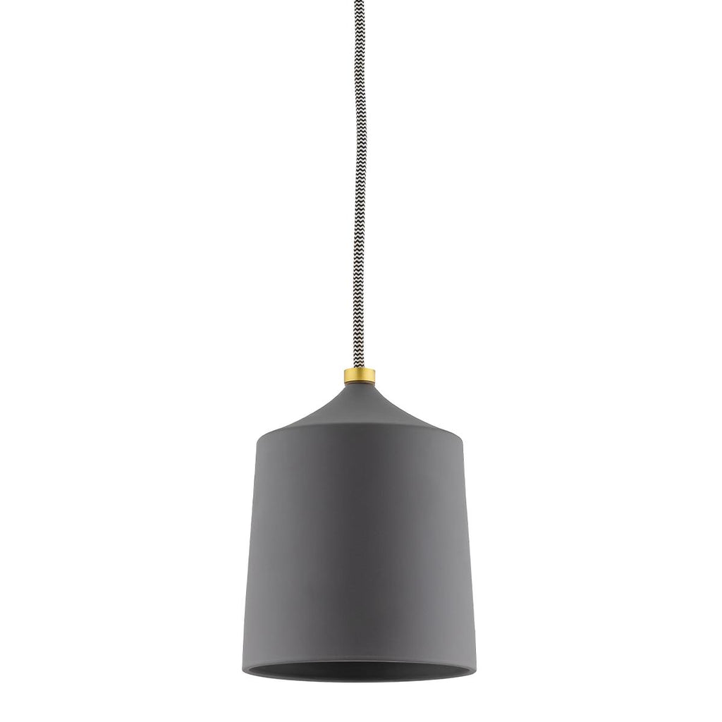 Mitzi Megan Aged Brass/matte Black 5.75W x 8.25L x 7.5H Pendant