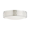 Mitzi Phoebe Polished Nickel 14W X 19L X 4.5H Flush Mount