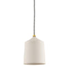 Mitzi Megan Aged Brass/Matte White 5.75W X 8.25L X 7.5H Pendant