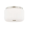 Mitzi Lydia Polished Nickel 10W X 5.25L X 6.25H Flush Mount