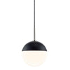 Mitzi Renee Polished Nickel/Black 6.75W X 14L X 10H Pendant