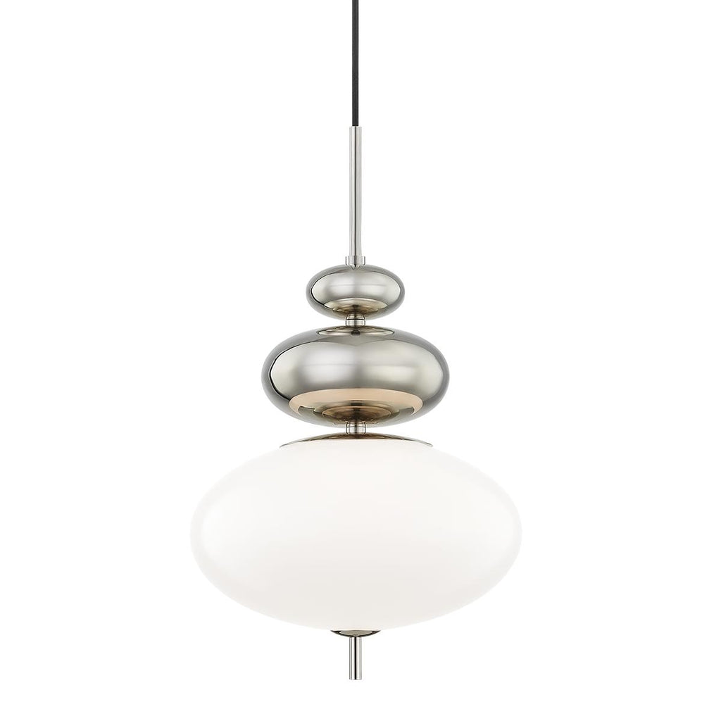 Mitzi Elsie Polished Nickel 13W x 14L x 21H Pendant