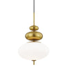 Mitzi Elsie Aged Brass 13W X 14L X 21H Pendant