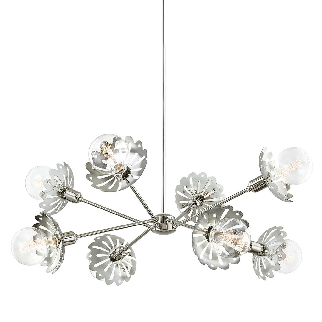 Mitzi Alyssa Polished Nickel 42W x 5L x 16H Chandelier