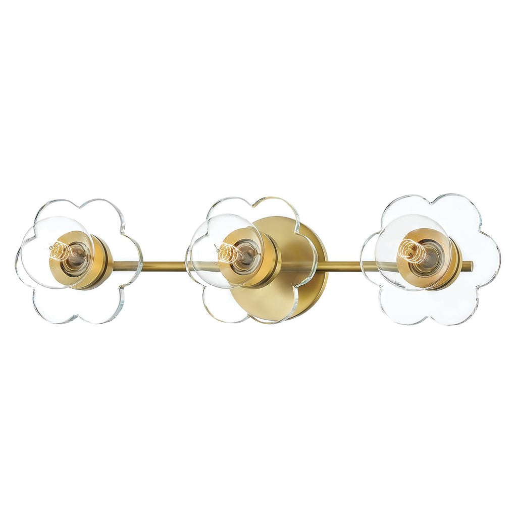 Mitzi Alexa Aged Brass 22W x 9.5L x 6H Wall Sconce