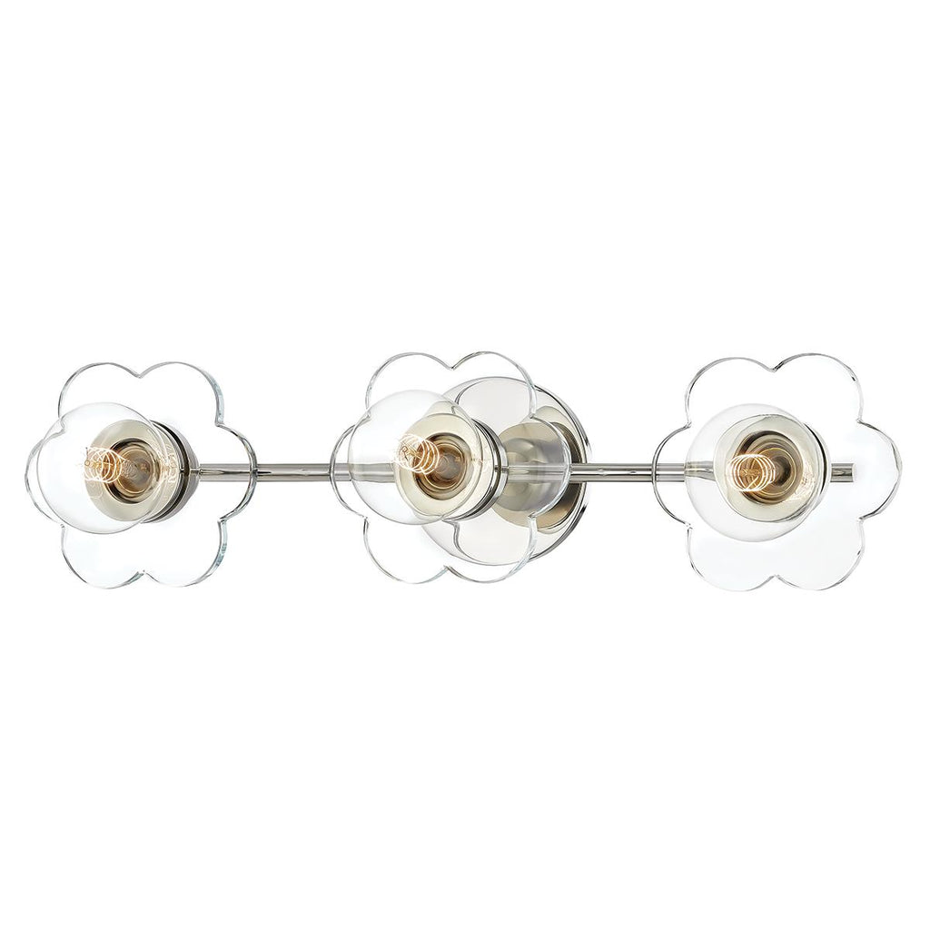 Mitzi Alexa Polished Nickel 22W x 9.5L x 6H Wall Sconce