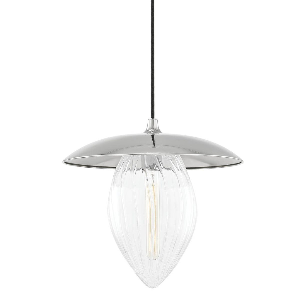 Mitzi Lana Polished Nickel 15W x 5.5L x 14H Pendant