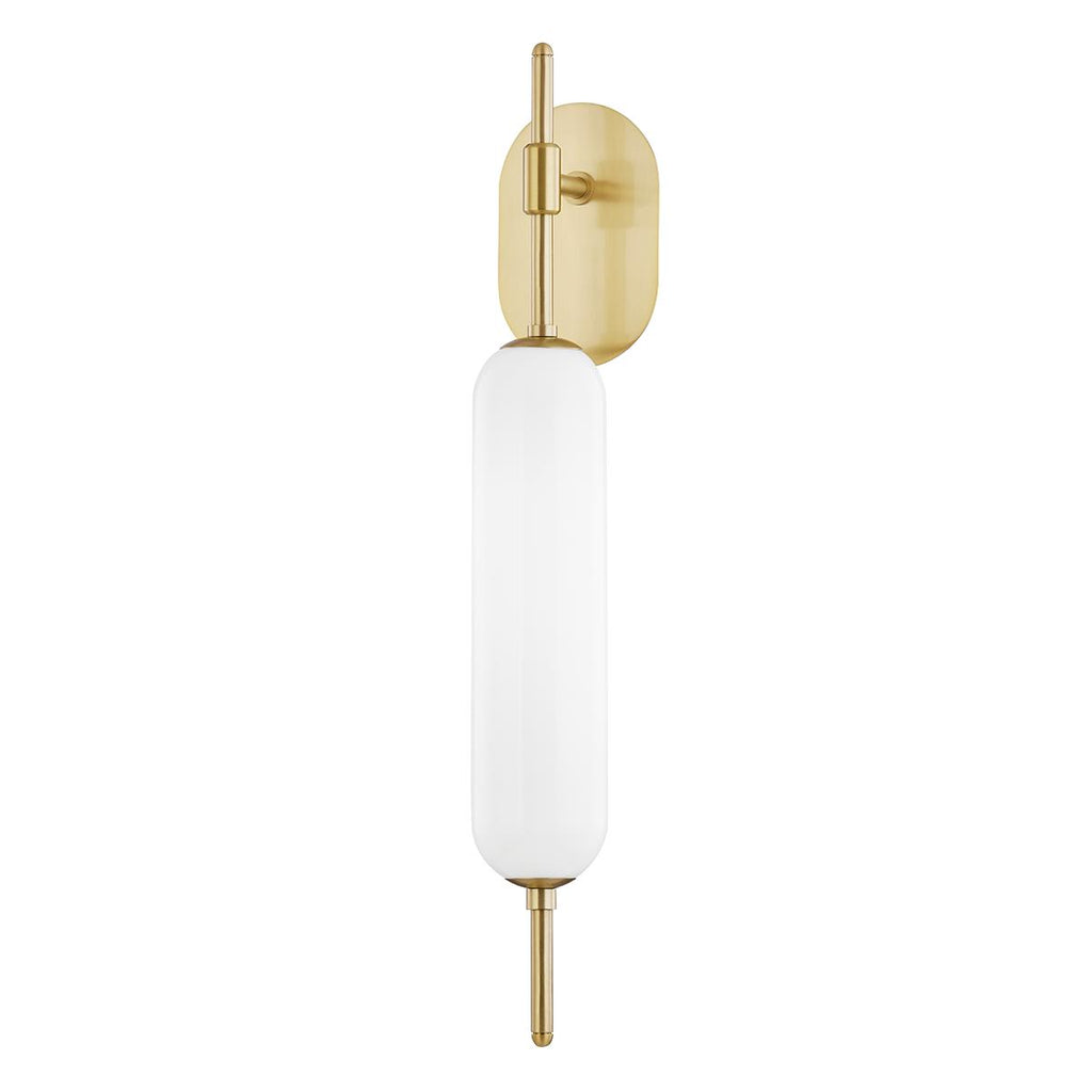 Mitzi Miley Aged Brass 4.75W x 4.5L x 29.5H Wall Sconce