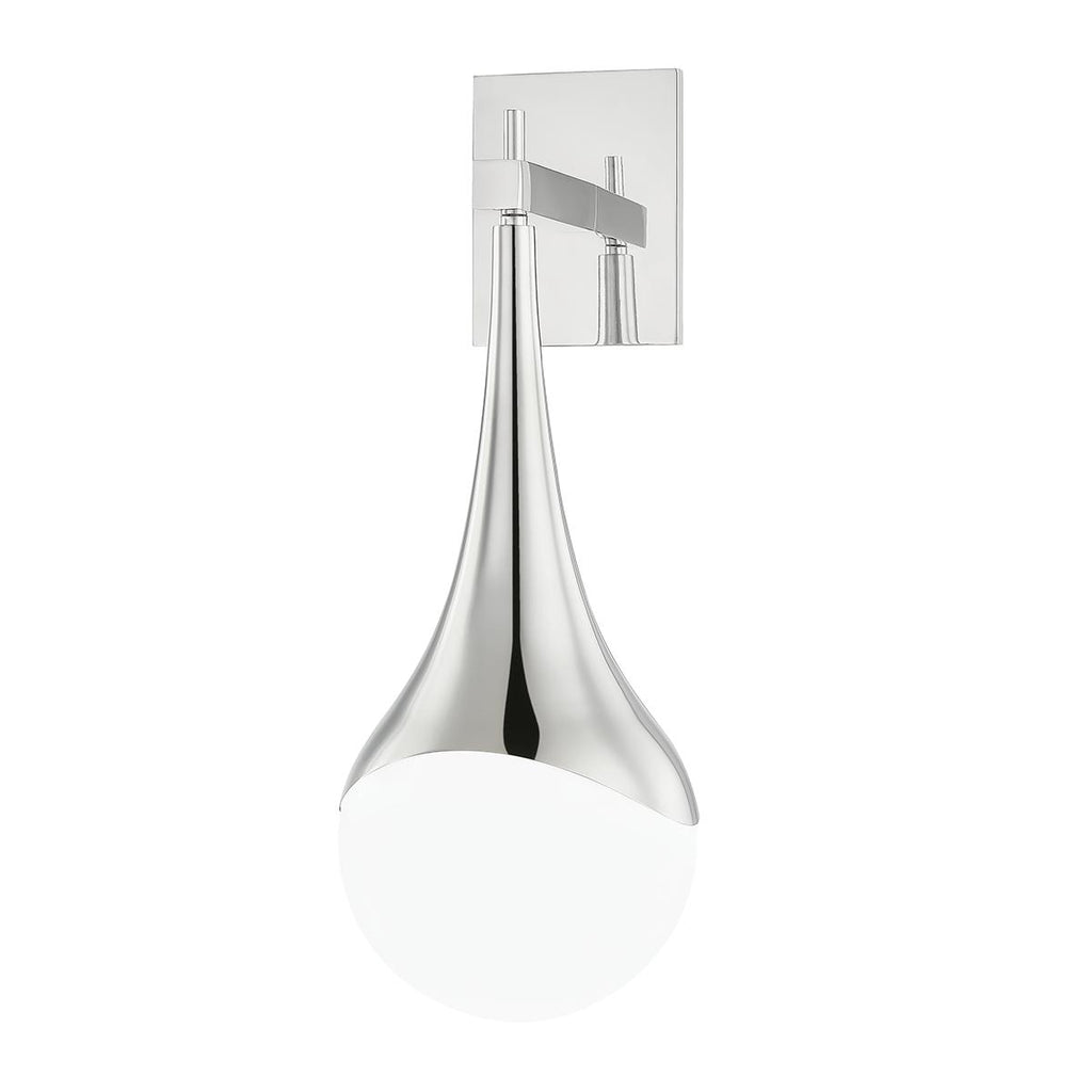 Mitzi Ariana Polished Nickel 6.75W x 5.25L x 18.25H Wall Sconce