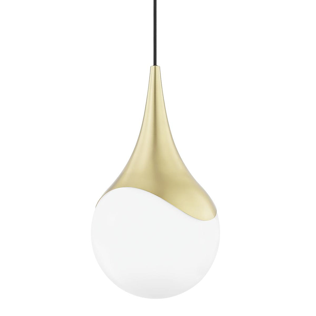 Mitzi Ariana Aged Brass 10.5W x 5.25L x 19.25H Pendant