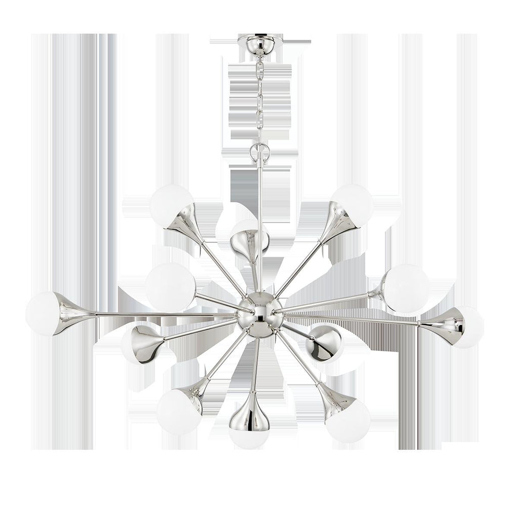 Mitzi Ariana Polished Nickel 49W x 29.75L x 31.5H Chandelier