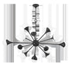 Mitzi Ariana Soft Black 49W X 29.75L X 31.5H Chandelier