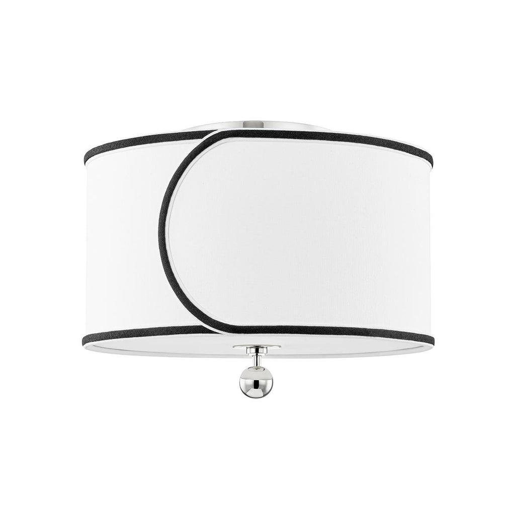 Mitzi Zara Polished Nickel 14W x 12.75L x 11H Semi-Flush Mount