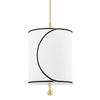 Mitzi Zara Aged Brass 11.5W X 9L X 18.75H Pendant