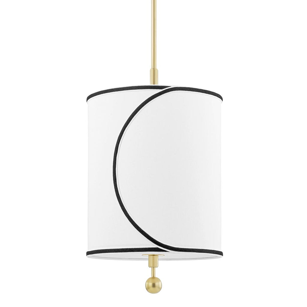 Mitzi Zara Aged Brass 11.5W x 9L x 18.75H Pendant