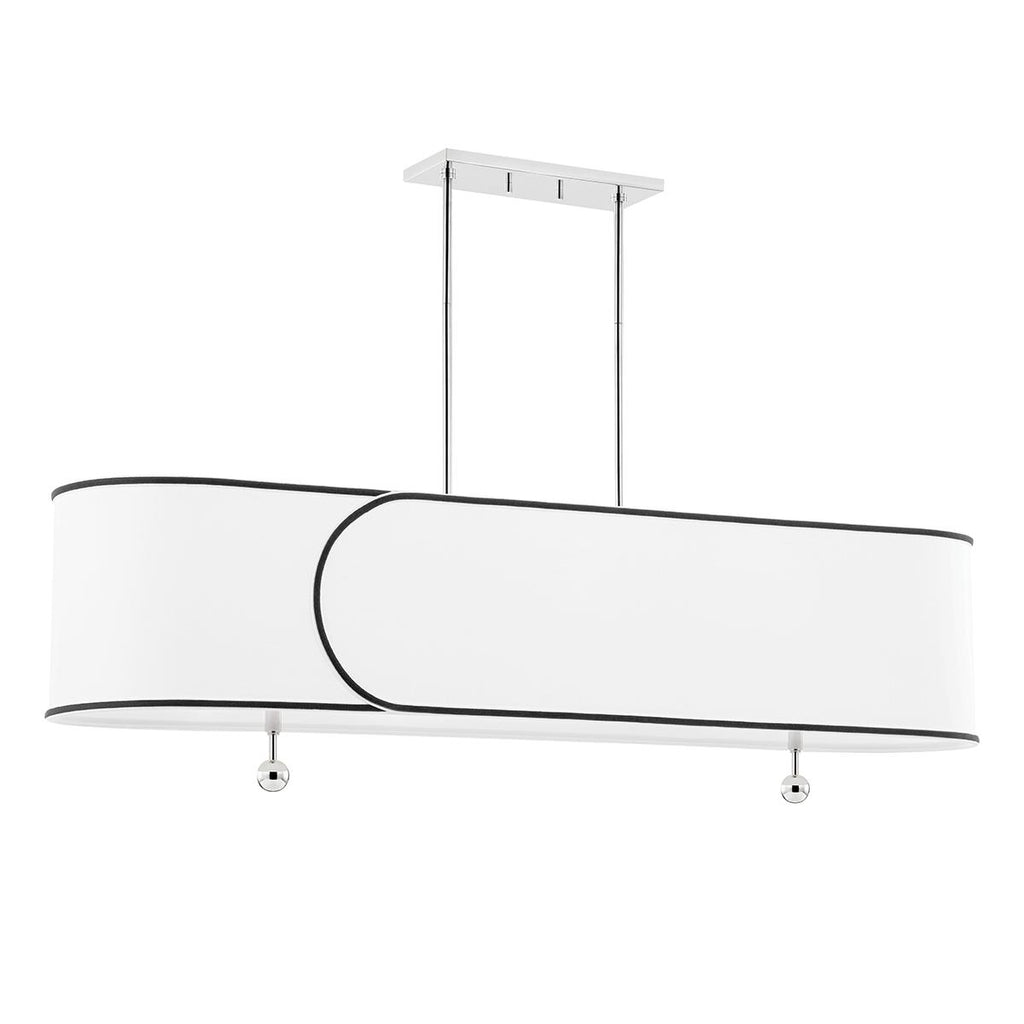 Mitzi Zara Polished Nickel 47.25W x 17L x 15H Pendant