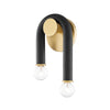 Mitzi Whit Aged Brass/Black 6.5W X 44L X 11H Wall Sconce