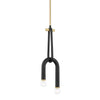 Mitzi Whit Aged Brass/Black 6.5W X 6L X 20.25H Pendant