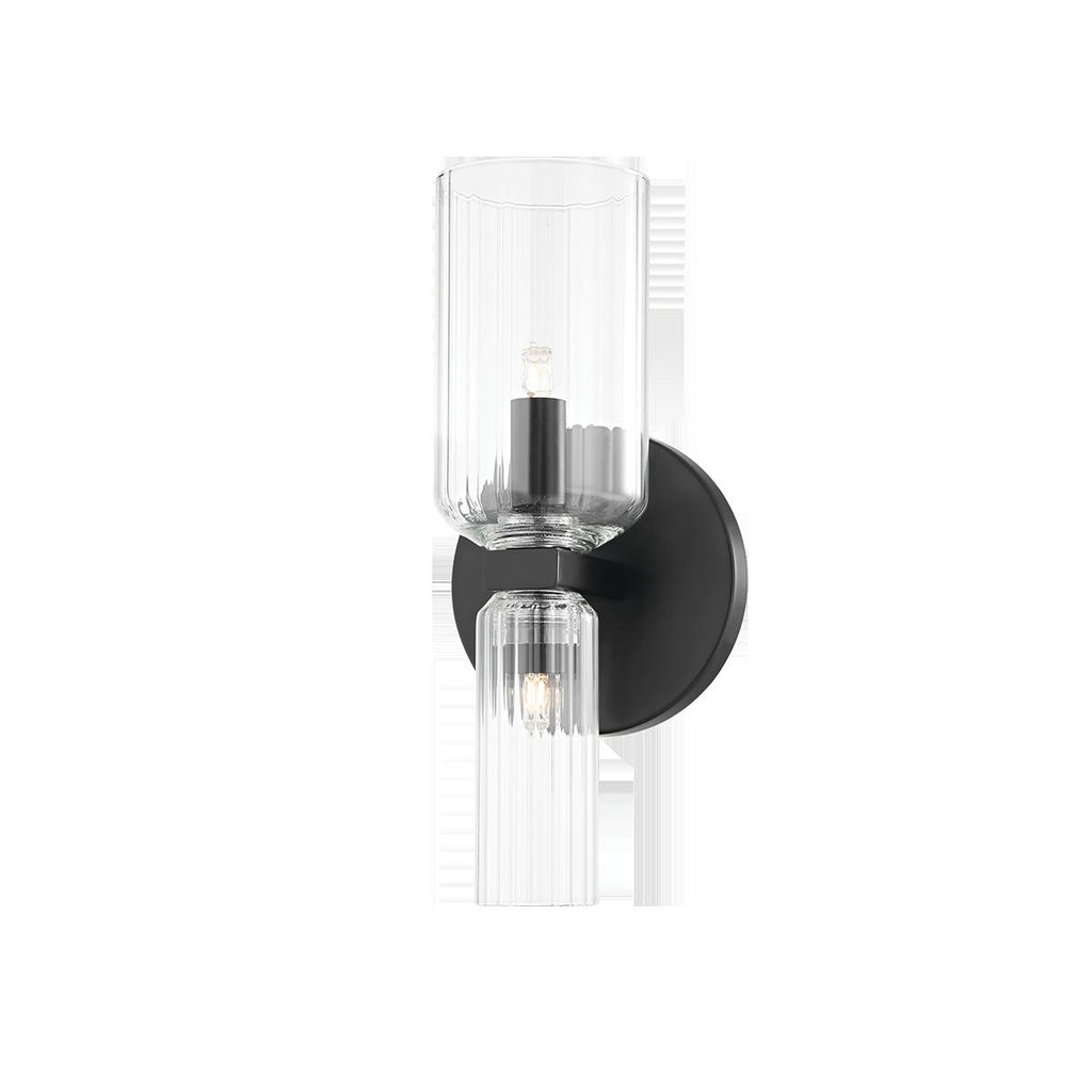 Mitzi Tabitha Soft Black 4.75W x 4.75L x 10.25H Wall Sconce