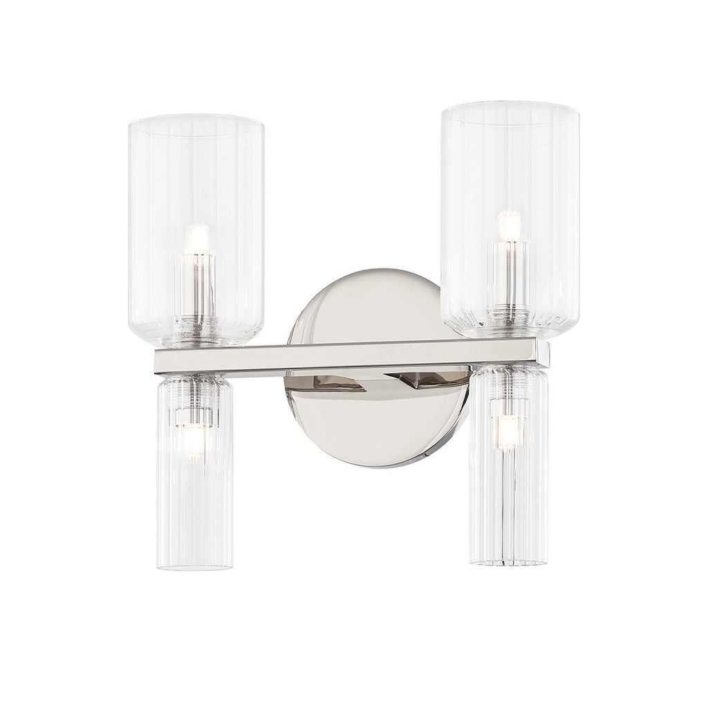 Mitzi Tabitha Polished Nickel 10.75W x 10.5L x 10.25H Wall Sconce