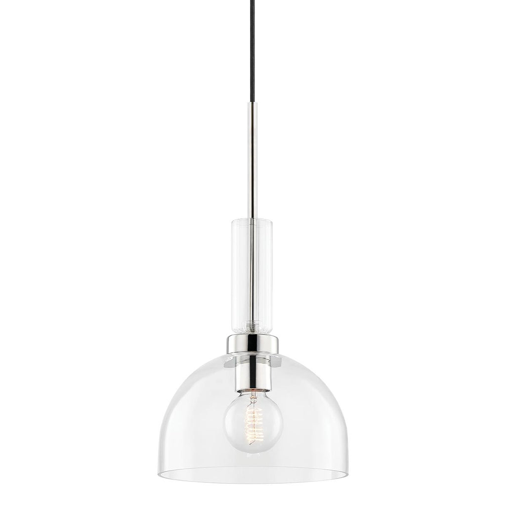 Mitzi Tabitha Polished Nickel 10W x 8L x 19.25H Pendant