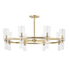 Mitzi Tabitha Aged Brass 33.75W X 8L X 11H Chandelier