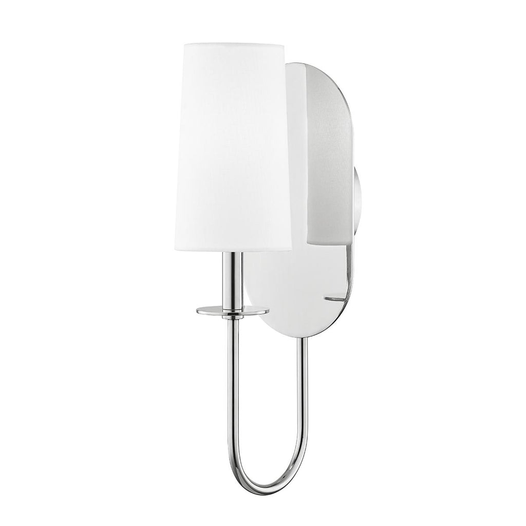 Mitzi Lara Polished Nickel 5.5W x 4.75L x 16.5H Wall Sconce