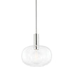 Mitzi Harlow Polished Nickel 12W X 23.25L X 12.38H Pendant