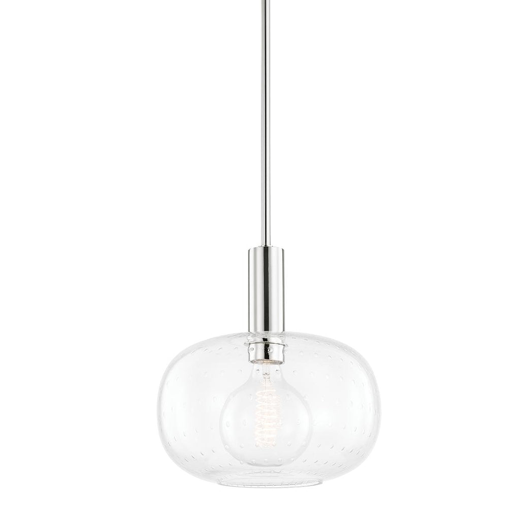 Mitzi Harlow Polished Nickel 12W x 23.25L x 12.38H Pendant