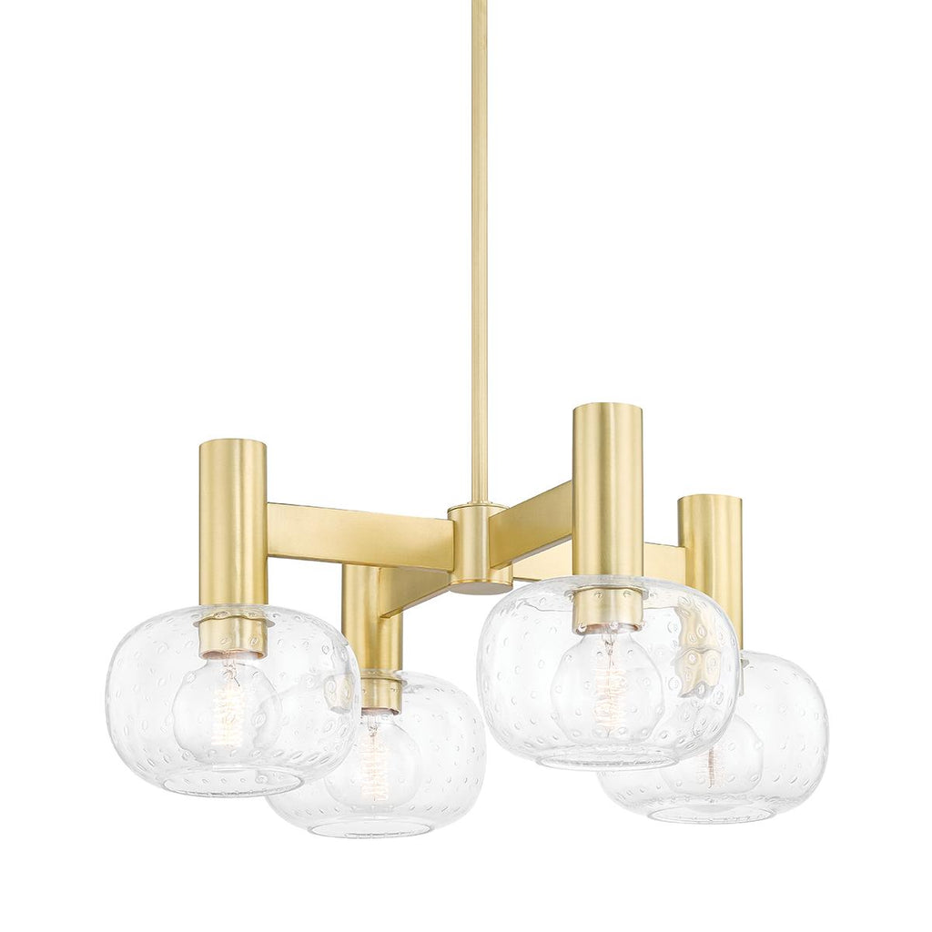 Mitzi Harlow Aged Brass 23W x 23.25L x 9.62H Chandelier