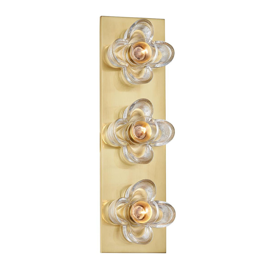 Mitzi Shea Aged Brass 16.5W x 33L x 4.75H Wall Sconce