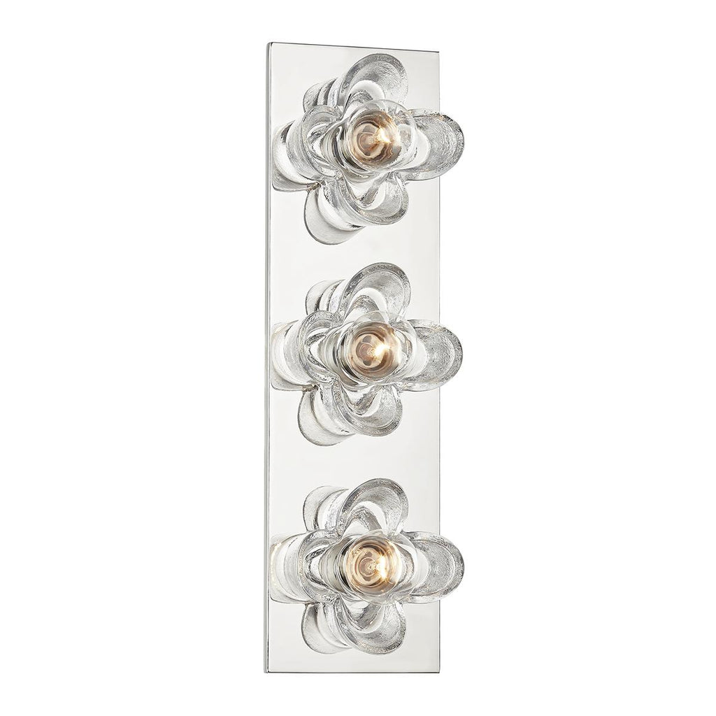 Mitzi Shea Polished Nickel 16.5W x 33L x 4.75H Wall Sconce