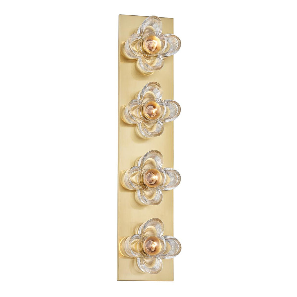 Mitzi Shea Aged Brass 22W x 37L x 4.75H Wall Sconce