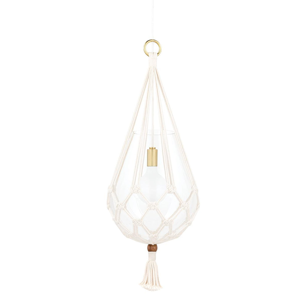 Mitzi Tessa Aged Brass 14.75W x 9.25L x 32H Pendant