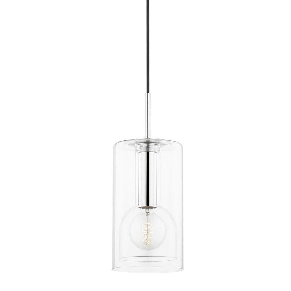 Mitzi Belinda Polished Nickel 6W x 14L x 14.75H Pendant