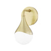 Mitzi Ariana Aged Brass 4.75W X 7L X 9.5H Wall Sconce