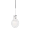 Mitzi Jenna Polished Nickel 6.5W X 10L X 14.12H Pendant