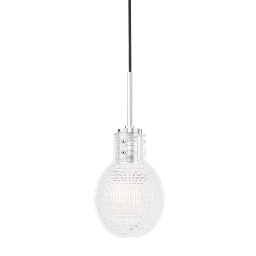 Mitzi Jenna Polished Nickel 6.5W x 10L x 14.12H Pendant