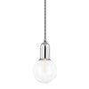 Mitzi Bryce Polished Nickel 5W X 7.25L X 8.75H Pendant