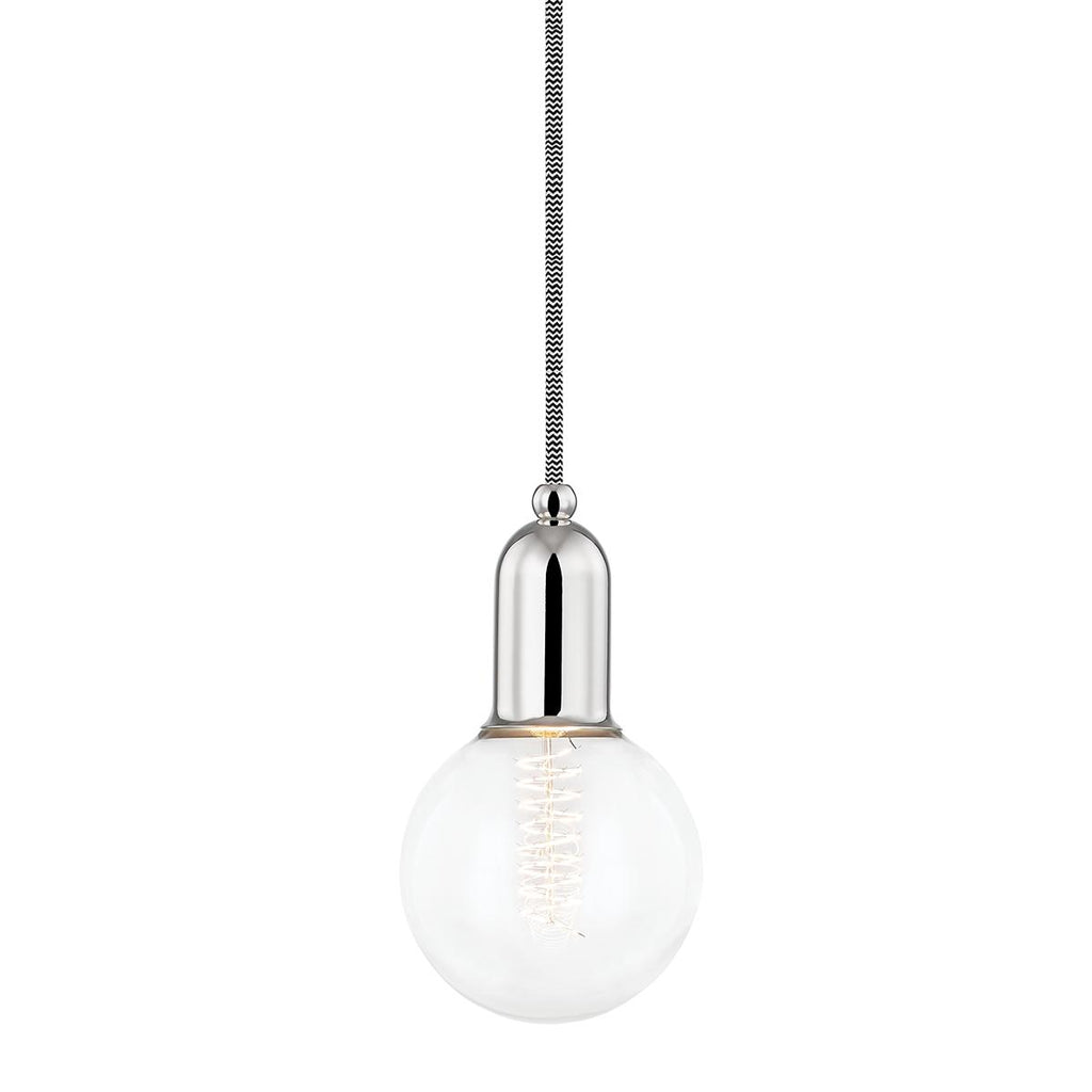 Mitzi Bryce Polished Nickel 5W x 7.25L x 8.75H Pendant