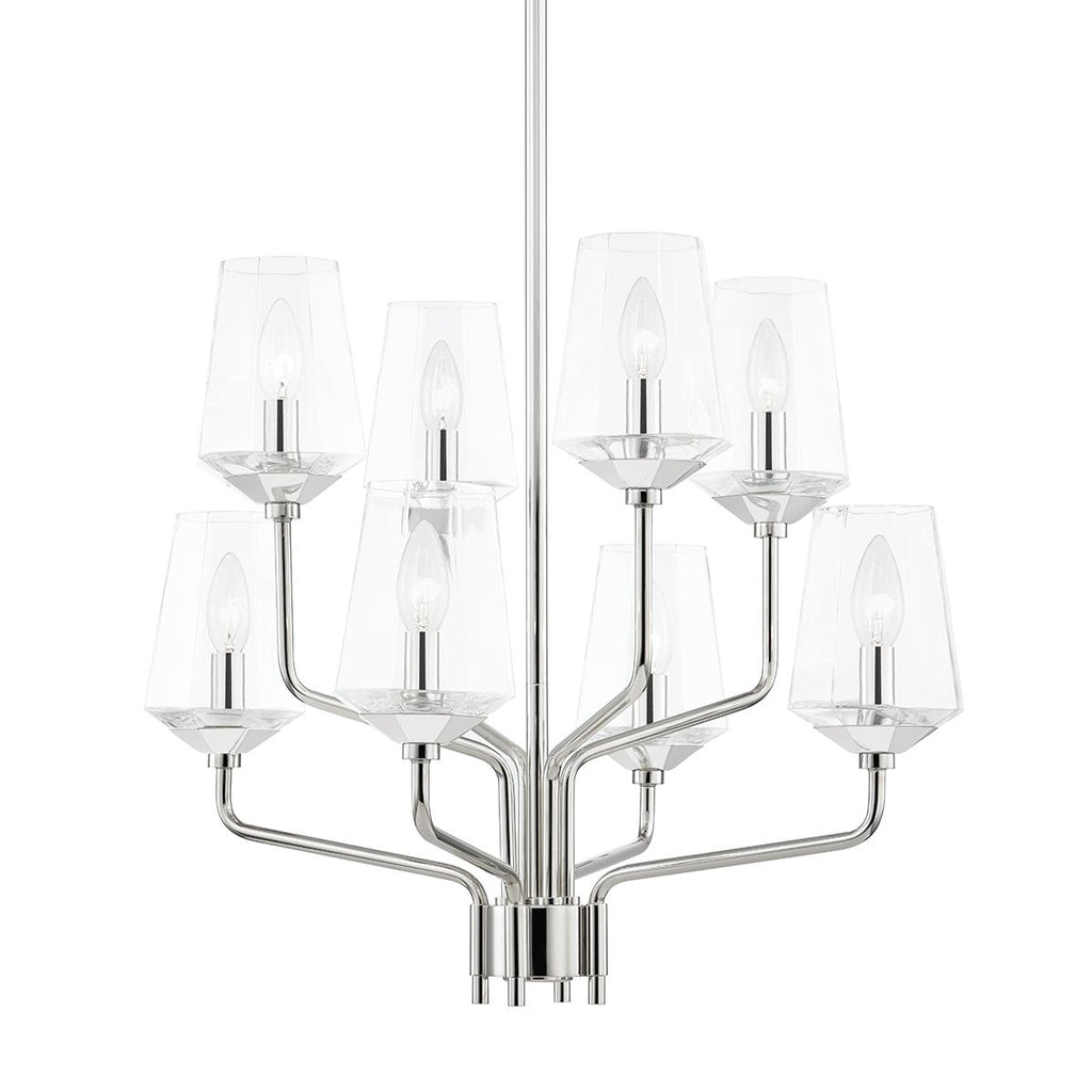 Mitzi Kayla Polished Nickel 24W x 4.75L x 20.38H Chandelier