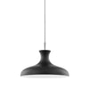 Mitzi Cassidy Polished Nickel/Black 15W X 4.75L X 10.12H Pendant