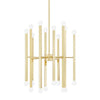 Mitzi Dona Aged Brass 24W X 4.75L X 28.5H Chandelier