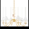 Mitzi Lenore Aged Brass 36W X 6L X 16.75H Chandelier