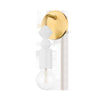 Mitzi Flora Aged Brass 4.75W X 24L X 12.5H Wall Sconce