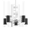 Mitzi Kira Polished Nickel/Soft Black 27W X 11.25L X 9.5H Chandelier