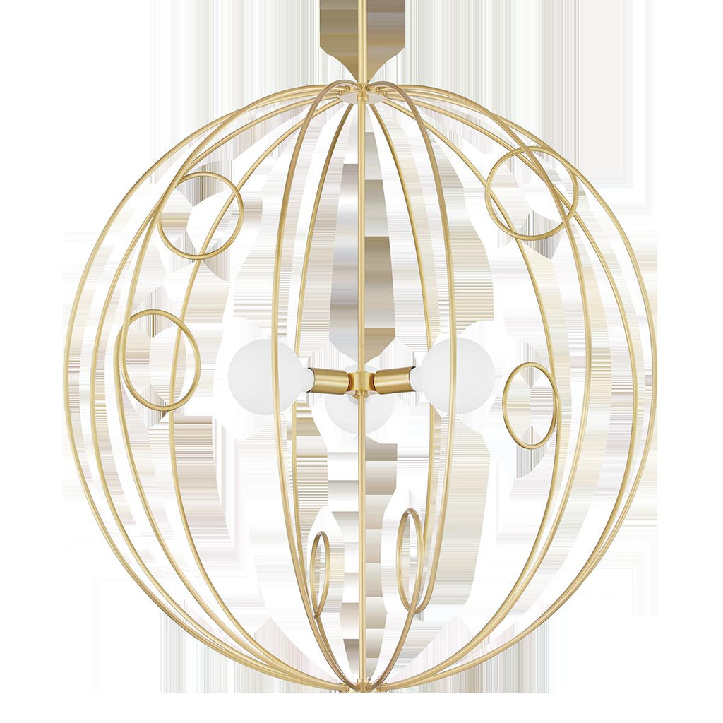 Mitzi Alanis Aged Brass 39.5W x 7L x 40.5H Pendant